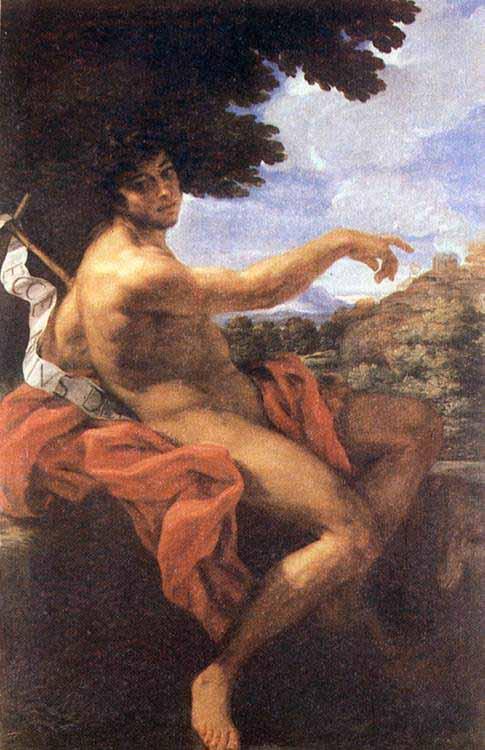 Giovanni Battista Gaulli Called Baccicio St John the Baptist oil painting image